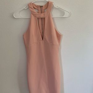 Pink cocktail dress